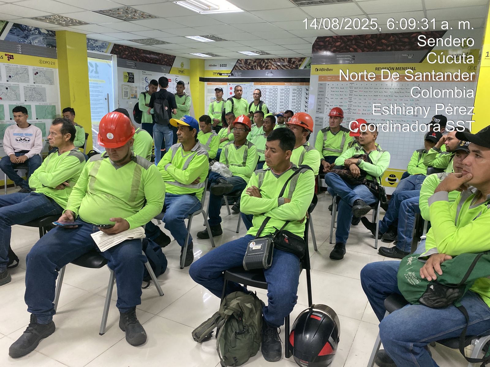 Evidencia de capacitación